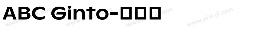 ABC Ginto字体转换